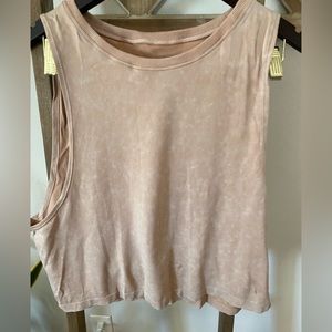 Nude acid workout tank